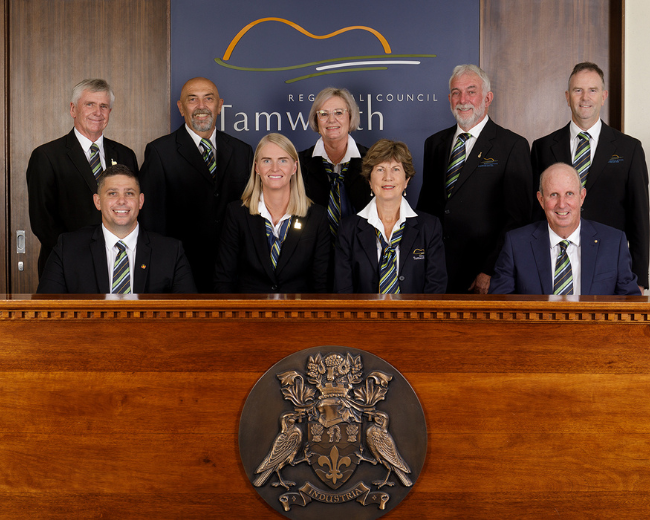 Your current Tamworth Regional Councillors. 